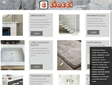 Tablet Screenshot of ciaccimarmiscandicci.com